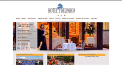 Desktop Screenshot of hoteldelparco.it