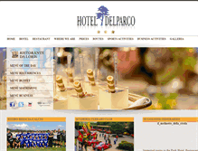 Tablet Screenshot of hoteldelparco.it